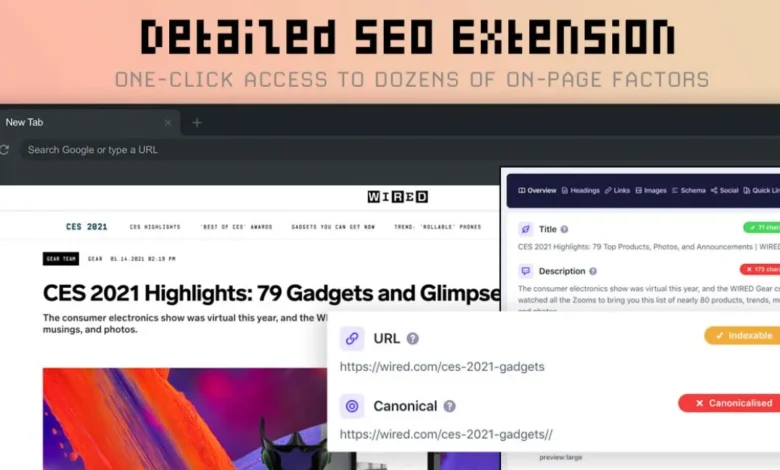 Detailed SEO Extension Firefox