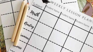 homeschool curriculum planning template for organized home learning