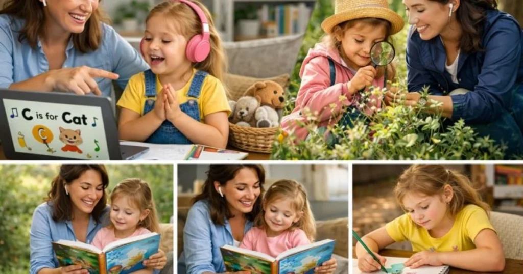 Real-Life Example : A Homeschool Kindergarten Day
