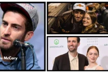 Emma Stone husband Dave McCary with Emma Stone in 2026