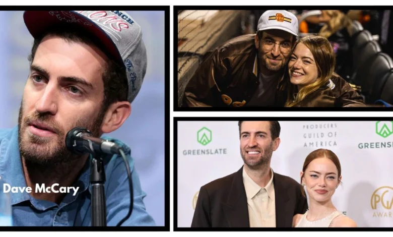 Emma Stone husband Dave McCary with Emma Stone in 2026