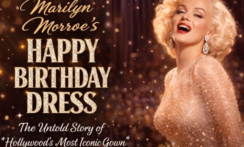 marilyn monroe happy birthday dress