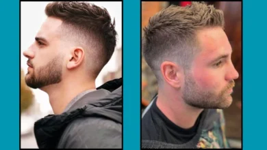 classic men’s crew cut haircut with short sides