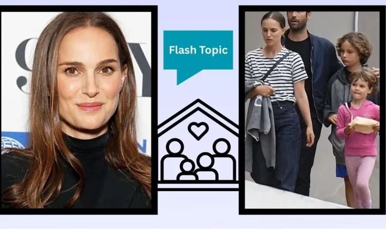 natalie portman kids family photo