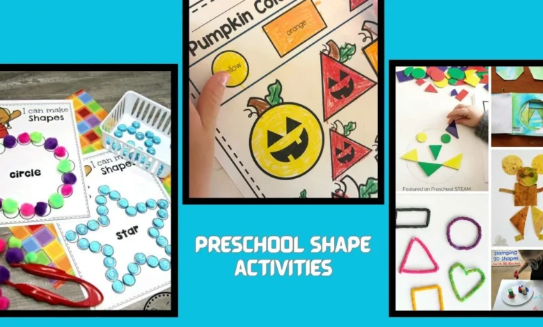 preschool shape activities