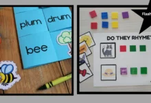 Rhyming activities for preschool classroom