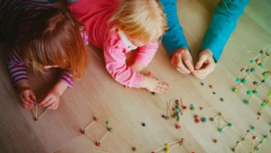 STEM Activities for Kindergarten with hands-on learning and building blocks