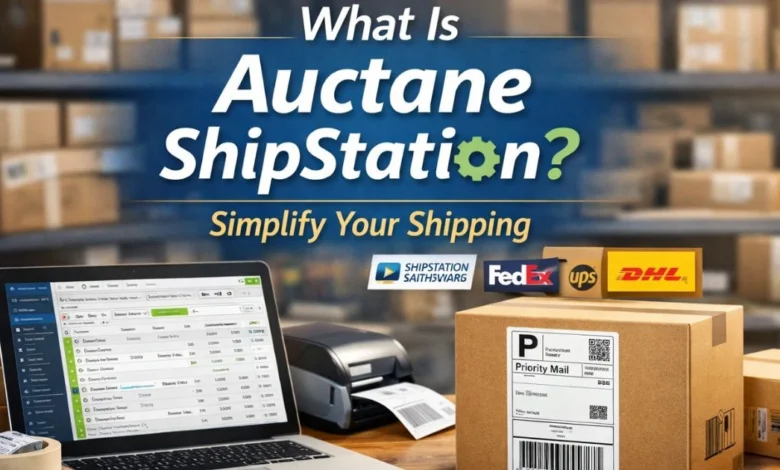 what is auctane shipstation shipping dashboard and package label