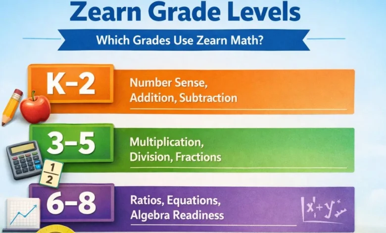 Zearn math grade levels infographic