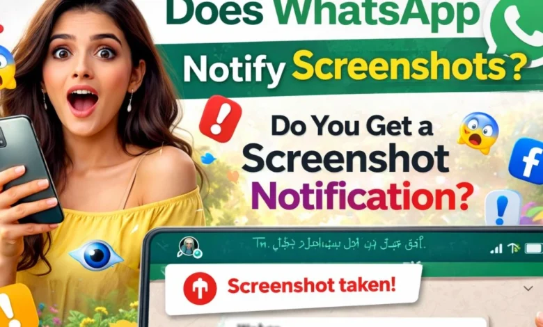 does whatsapp notify screenshots