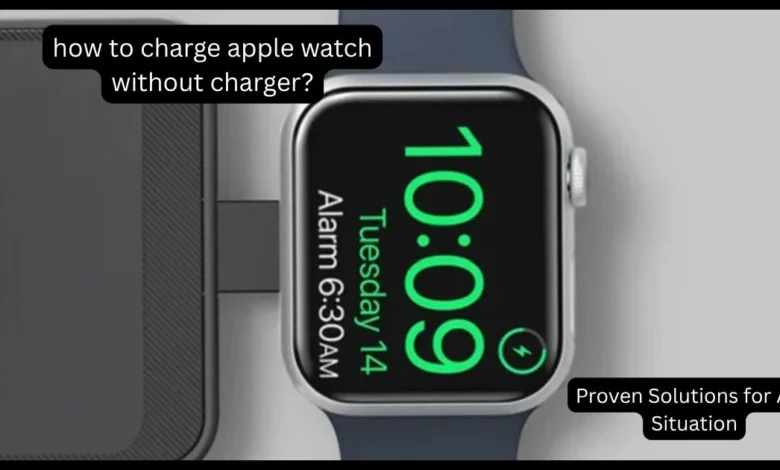 how to charge apple watch without charger