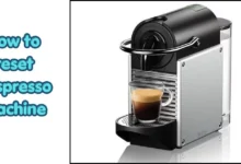 how to reset nespresso machine