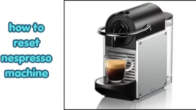 how to reset nespresso machine