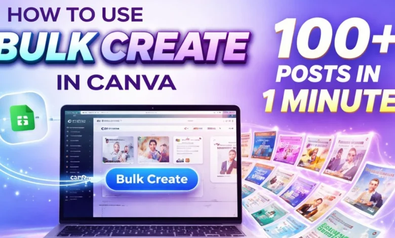 How to Use Bulk Create in Canva