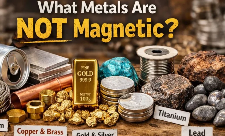 what metals are not magnetic